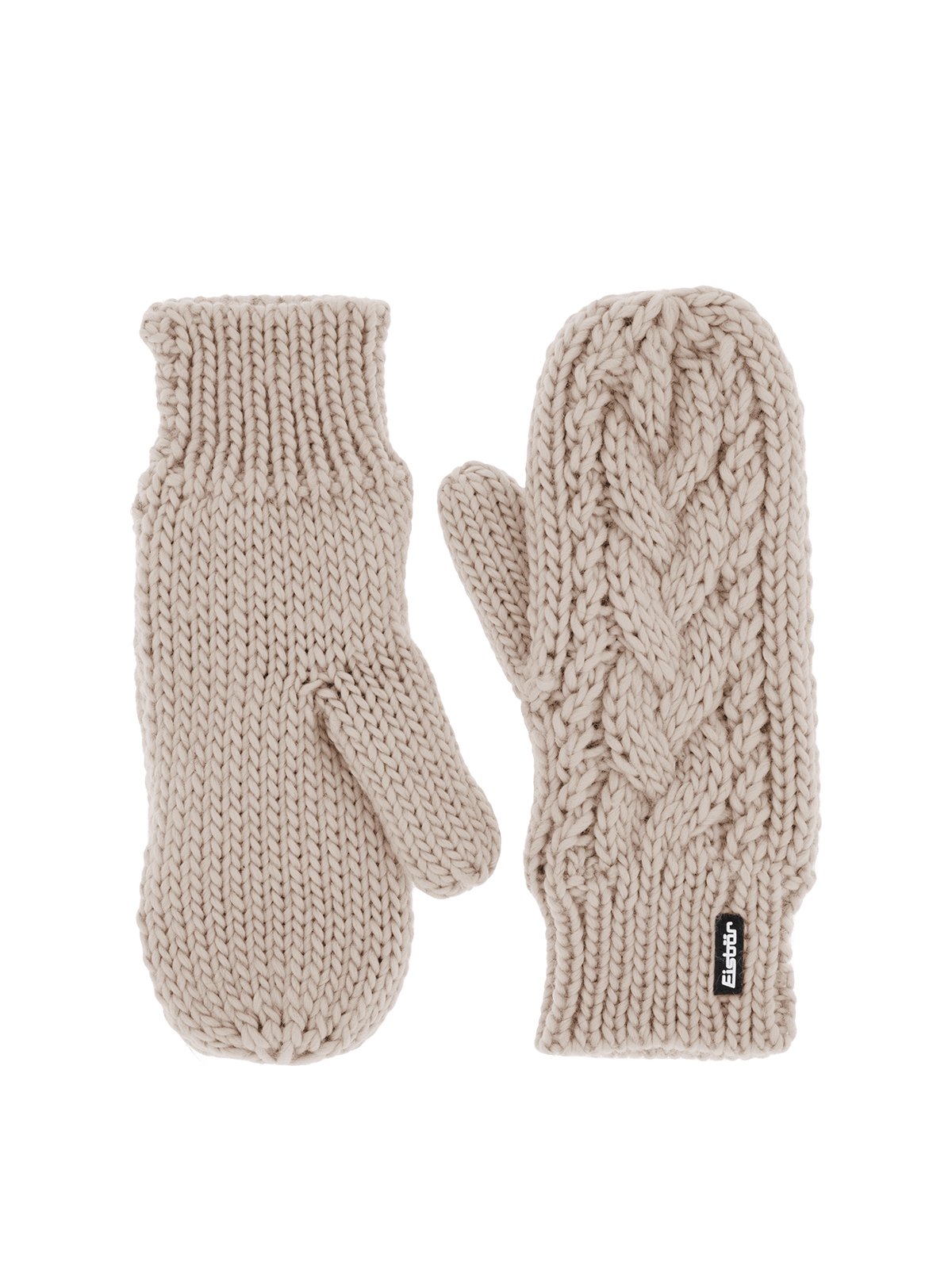 handschuhe eisbär Eisbär Afra Mittens Fäustlinge Zopfmuster - Eisbär