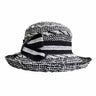 Paper Strohhut Tilda black&white - hutwelt - hutwelt