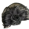 Sinamay Fascinator mit Federn - hutwelt - hutwelt