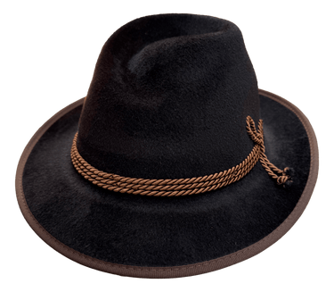 Trachtenhut Aufschneider Velour schwarz - Bayern specials - hutwelt