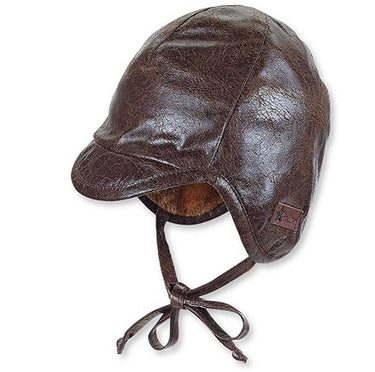 Sterntaler Schirmmütze im Lederlook in braun - Sterntaler® - hutwelt