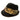 Trachtenhut Trilby schwarz beige - faustmann GERMANY - hutwelt