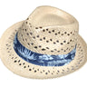 Trilby mit Hibiskus Print - hutwelt - hutwelt