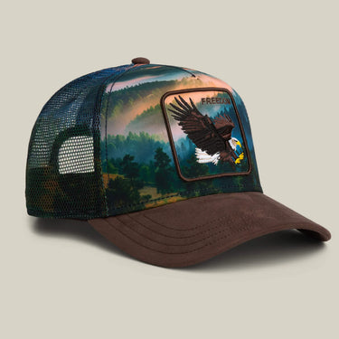 Goorin Bros Trucker Cap Eagle in the Element ground