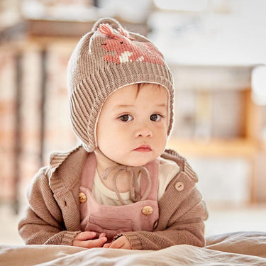 Maximo baby hat GOTS with ears