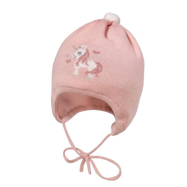 Maximo Babymütze Einhorn rose