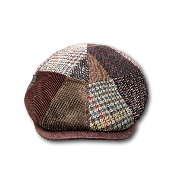 Flat cap check patchwork Henry