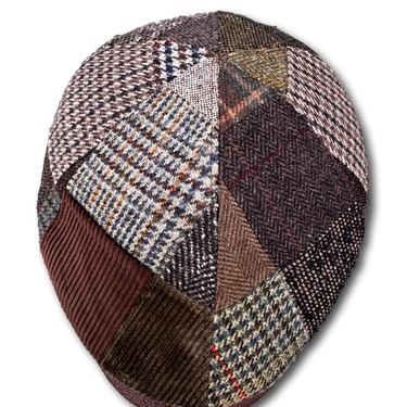 Flat cap check patchwork Henry