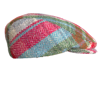 Bullani flat cap check Harris Tweed