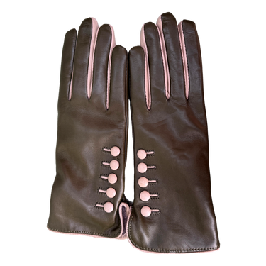 Caridei Lederhandschuh two-tone