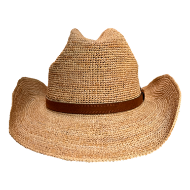 Western Strohhut Crochet Raffia