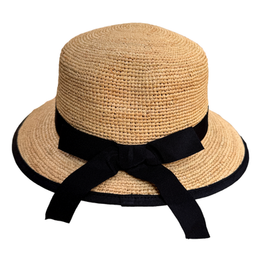 Raffia Schute mit Band
