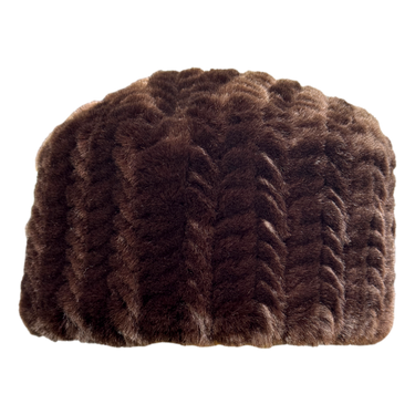 Fake Fur Chapka Lara Beanie braun