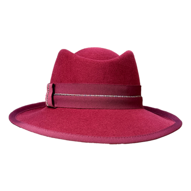 Mayser Sabine Kaschmir Fedora bordeaux