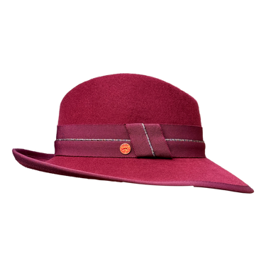 Mayser Sabine Kaschmir Fedora bordeaux