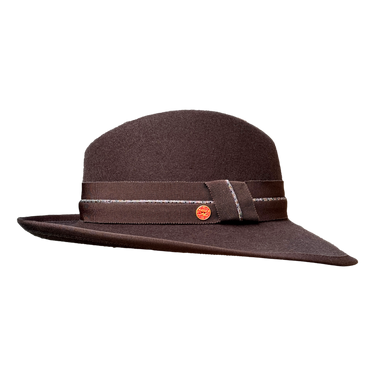 Mayser Sabine Kaschmir Fedora braun