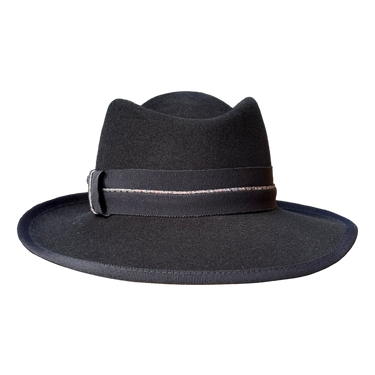 Mayser Sabine Kaschmir Fedora schwarz