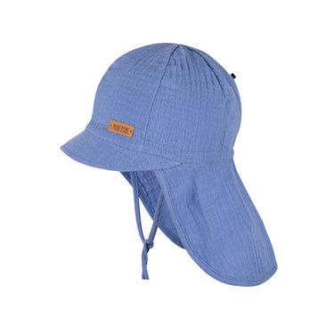 PurePure Kids Musselin Nackenschutz blau
