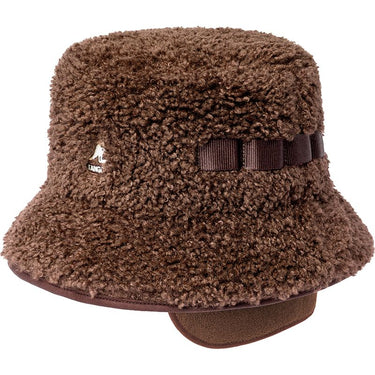 Kangol Faux Shearling Utility Bucket Hat