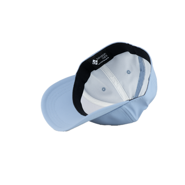 Bavarian Caps Edelweiß Ponytail hellblau
