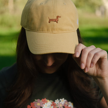 Bavarian Caps Dackel gelb Dadhat