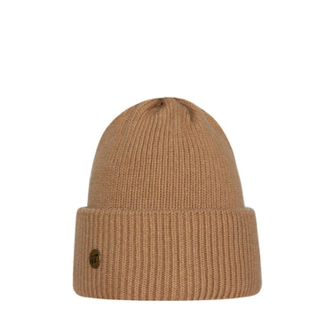 Superyellow NORDEN Merino Woll Beanie toffee