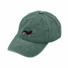 Basecap Dackel pine green - fiebig - hutwelt