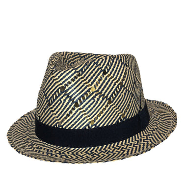 Citysport Trilby Charles blau/natur Strohhut - City Sport - hutwelt