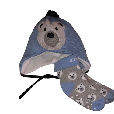 Eisbär Babyset "My First Eisbär Set" Mütze Socken - Eisbär - hutwelt