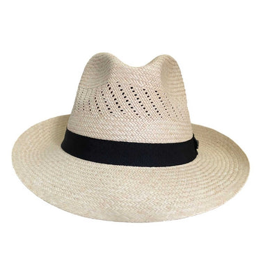 Fedora Panama Bogart Ripsband natur - faustmann GERMANY - hutwelt