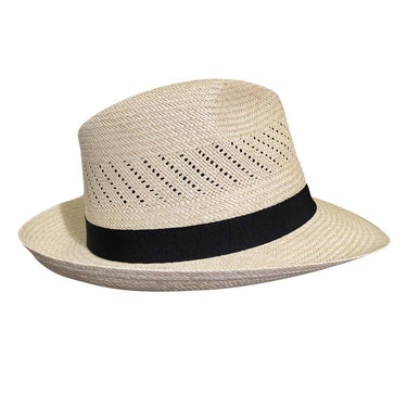 Fedora Panama Bogart Ripsband natur - faustmann GERMANY - hutwelt
