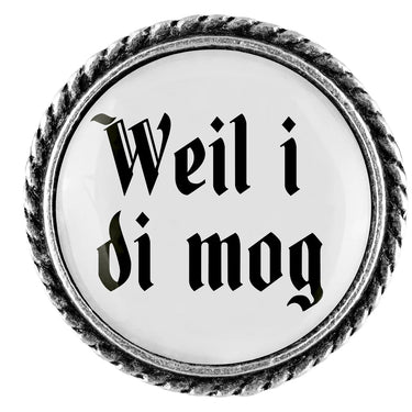 Gaudi button pin simple 25mm