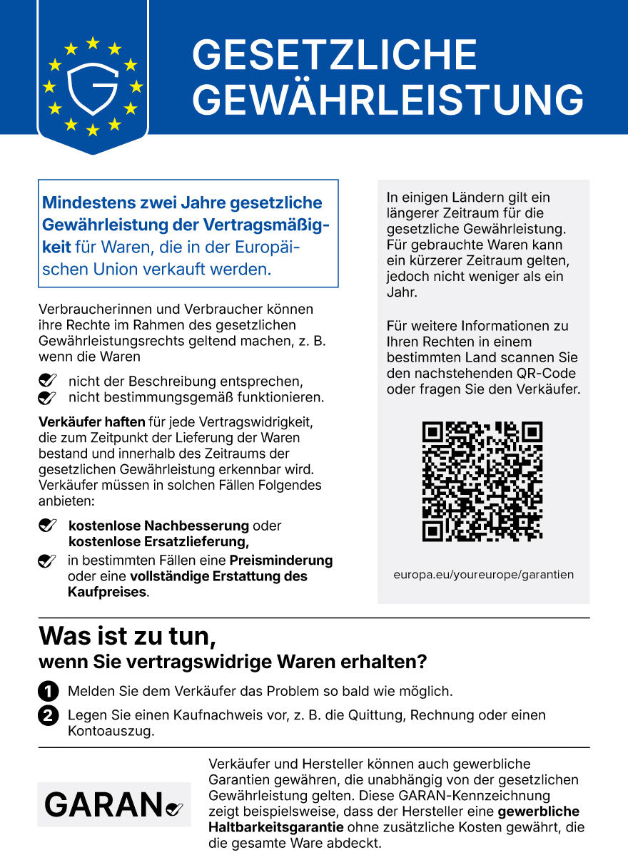 EU-Mitteilung zu gesetzlichen Gewährleistungsrechten