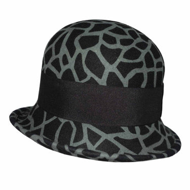 Glocke Animalprint Giraffe grau - hutwelt - hutwelt