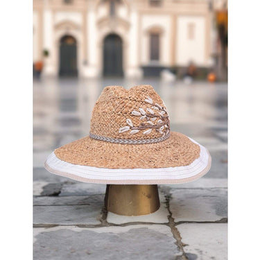 GREVI Strohhut Dolce Vita mit Blumenstickerei - GREVI - hutwelt