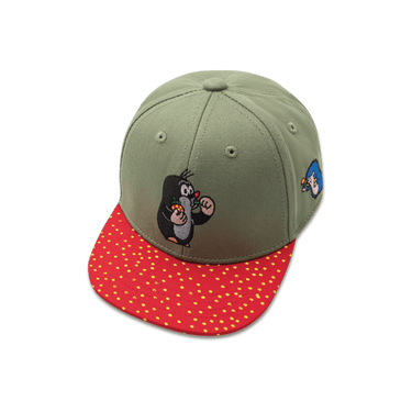 Koaa – Der kleine Maulwurf "Erdbeere" – Snapback green/red: 3 - 8 Years - koaa - hutwelt
