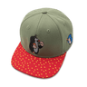 Koaa – Der kleine Maulwurf "Erdbeere" – Snapback green/red: 3 - 8 Years - koaa - hutwelt