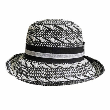 Paper Strohhut Tilda black&white - hutwelt - hutwelt