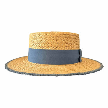 Raffia Gondolo Boater - faustmann GERMANY - hutwelt
