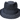 Trilby Raffiahut Crochet schwarz - faustmann GERMANY - hutwelt