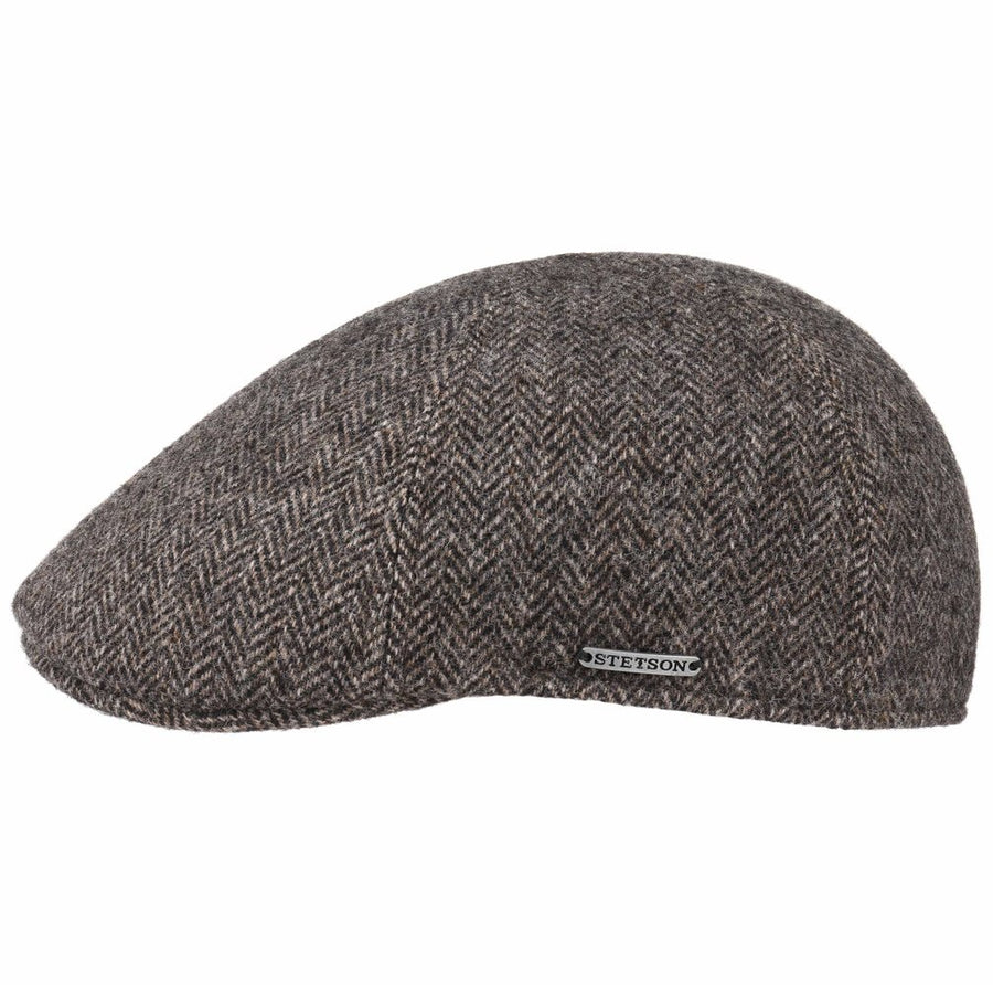 Stetson Texas Wool Herringbone Cap-Stetson-hutwelt