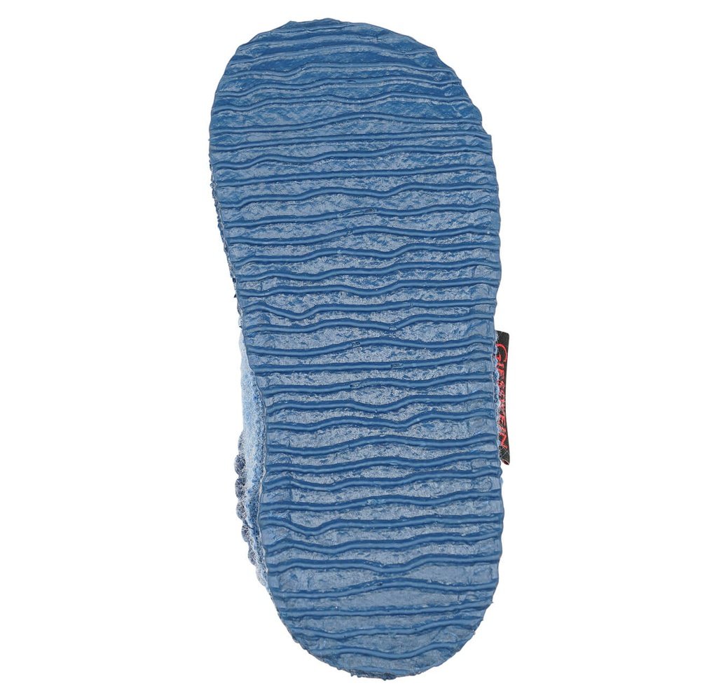 Giesswein Hüttenschuhe Kramsach Kids blau-Giesswein-hutwelt