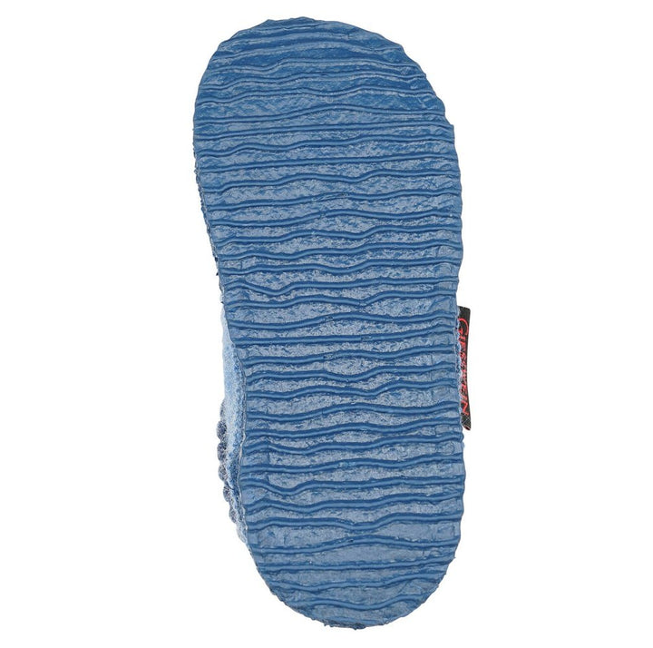 Giesswein Hüttenschuhe Kramsach Kids blau-Giesswein-hutwelt