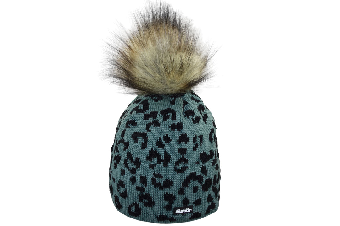 Eisbär Leora Lux Pompon Mütze-Eisbär-hutwelt
