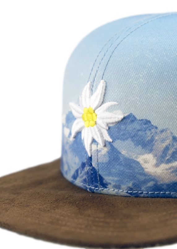 Bavarian Caps Snapback Cap Edelweiß Bergliebe Bavarian Caps hutwelt