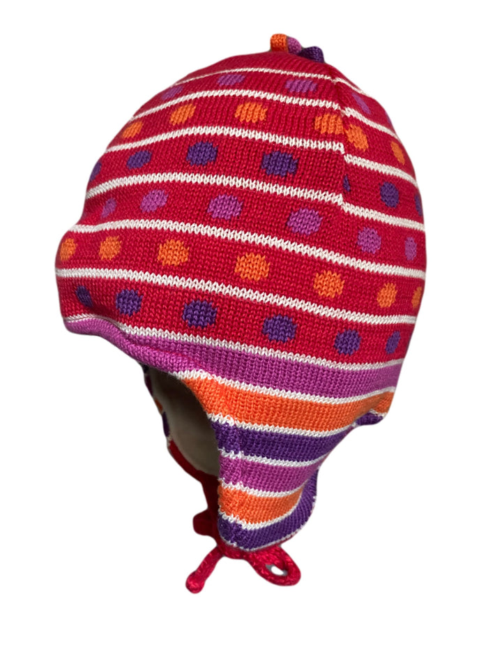Döll Mütze Bindemütze Inka Dots-Döll-hutwelt