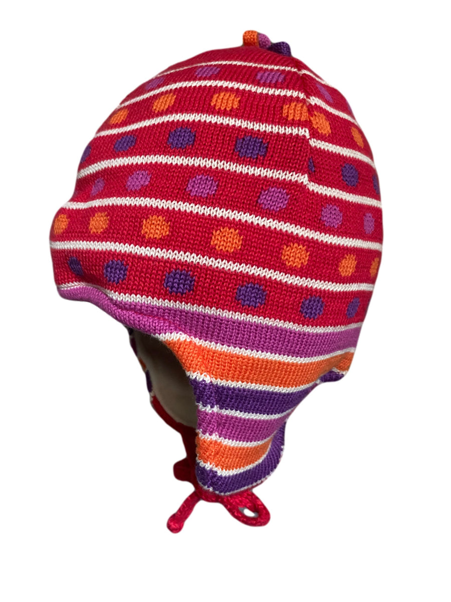 Döll Mütze Bindemütze Inka Dots-Döll-hutwelt