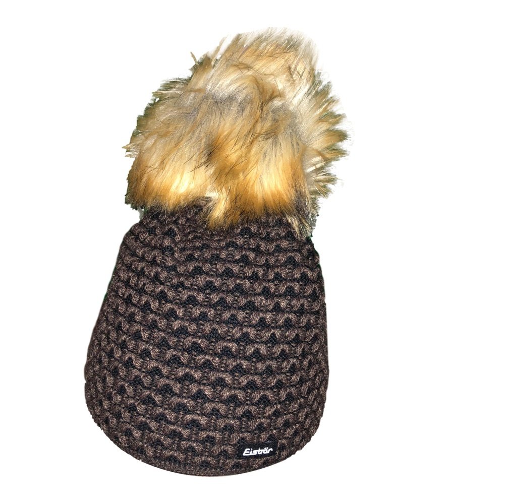 Eisbär Aimee Lux Pompon Mütze-Eisbär-hutwelt