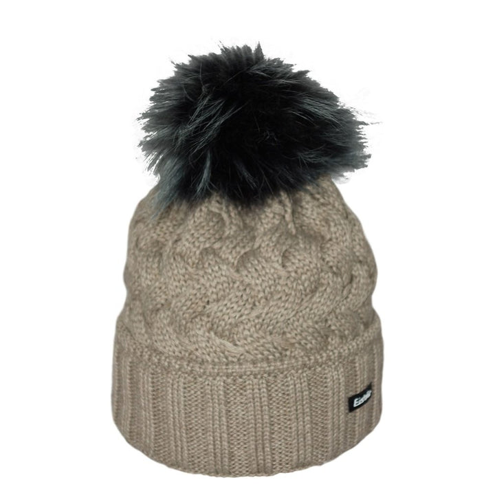 Eisbär Alice Fur Pompon Mütze-Eisbär-hutwelt