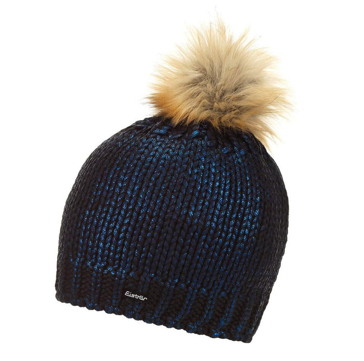 Eisbär Folina Lux Pompon Mütze-Eisbär-hutwelt